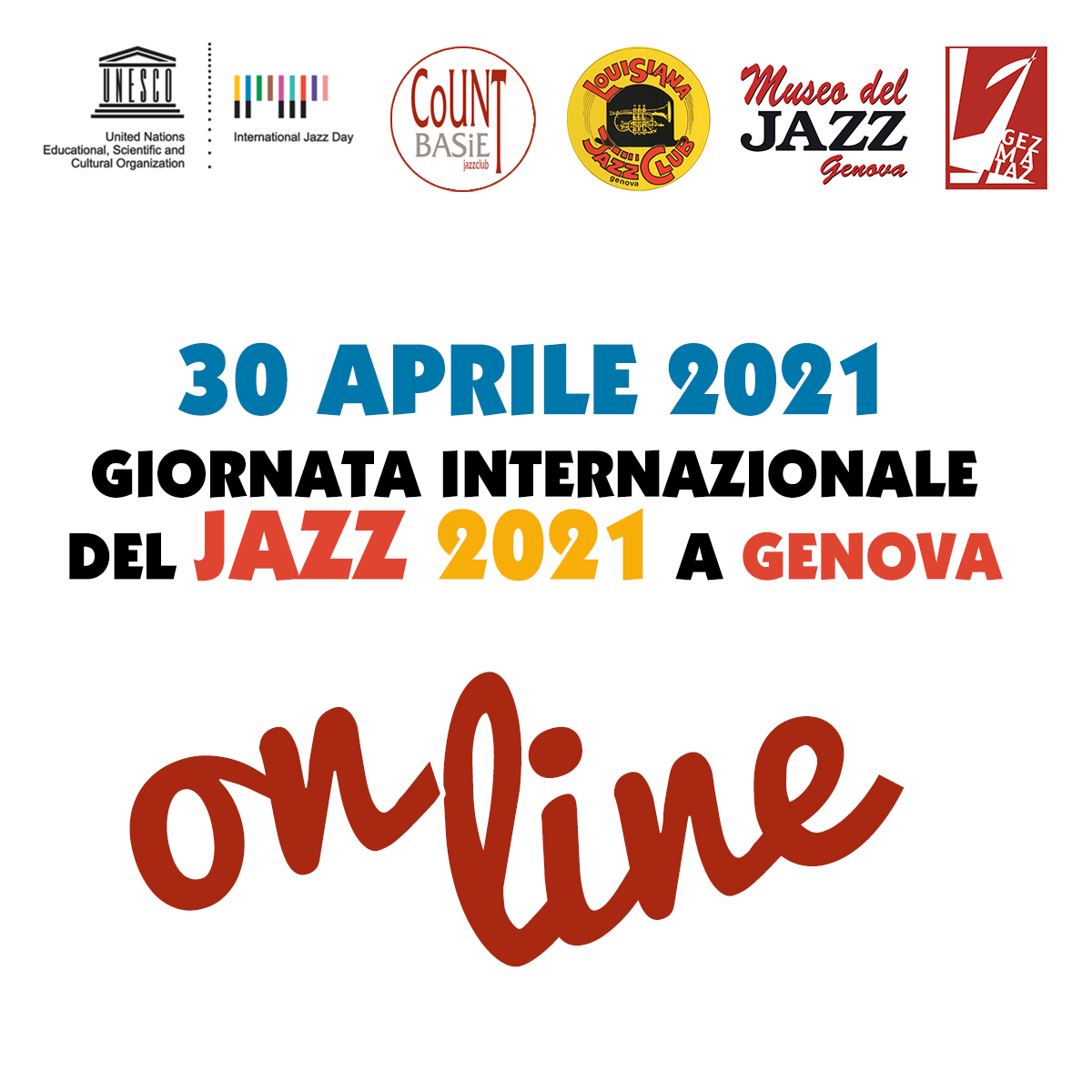 Giornata internazionale del jazz 2021 a genova