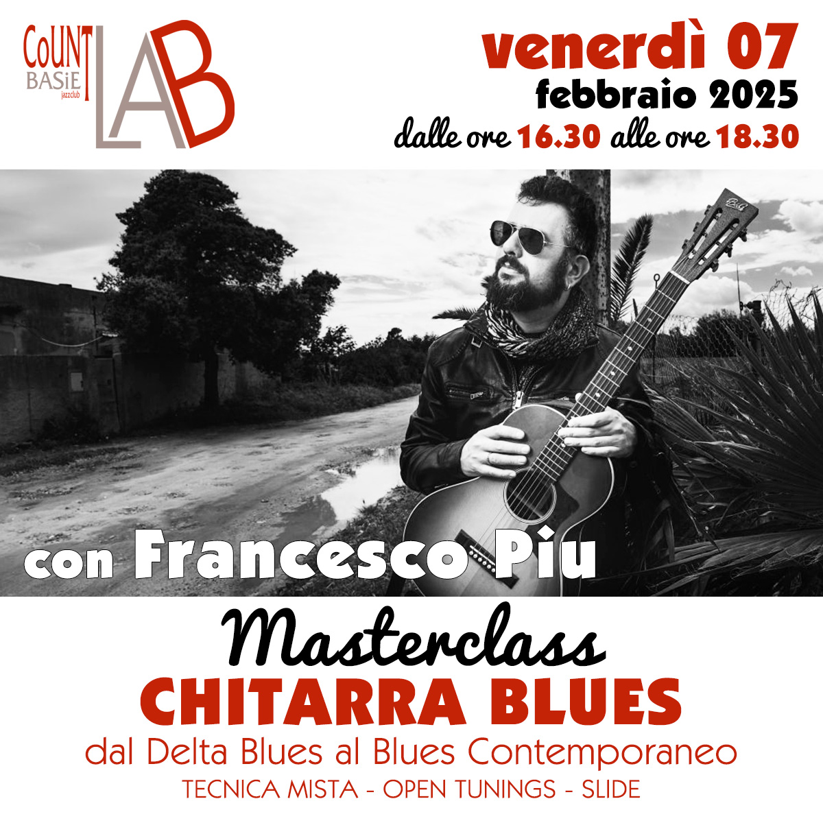 COUNT BASIE LAB: Francesco Piu Masterclass